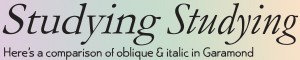 Slanting a regular font gives you something very different and bad. It's not an italic.