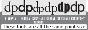 x-height varies wildly from font to font x-height, mean line, apparent size of a font